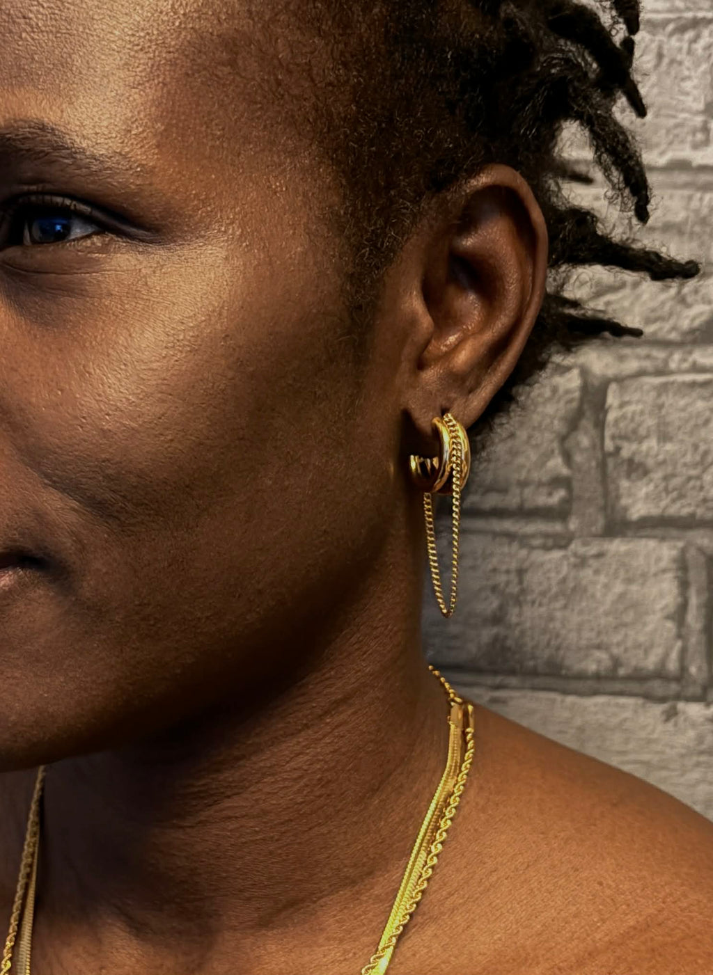 Ember Chain Hoops