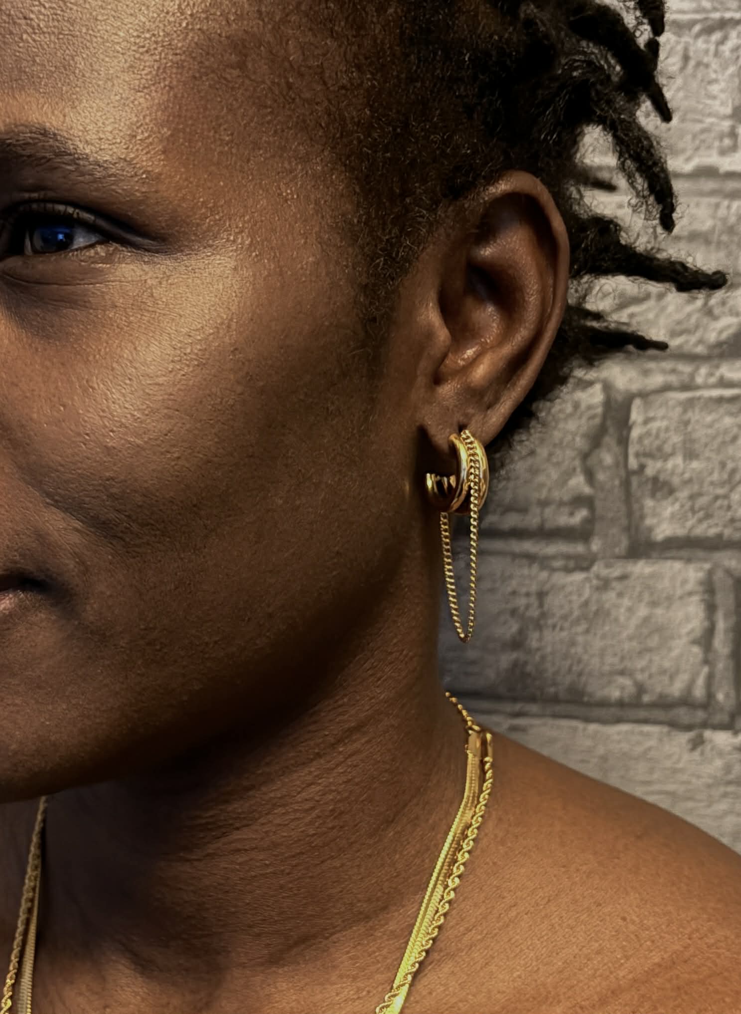 Ember Chain Hoops