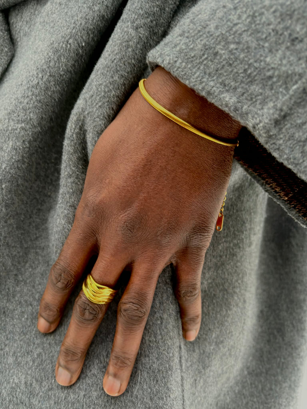 Golden Snake Bracelet